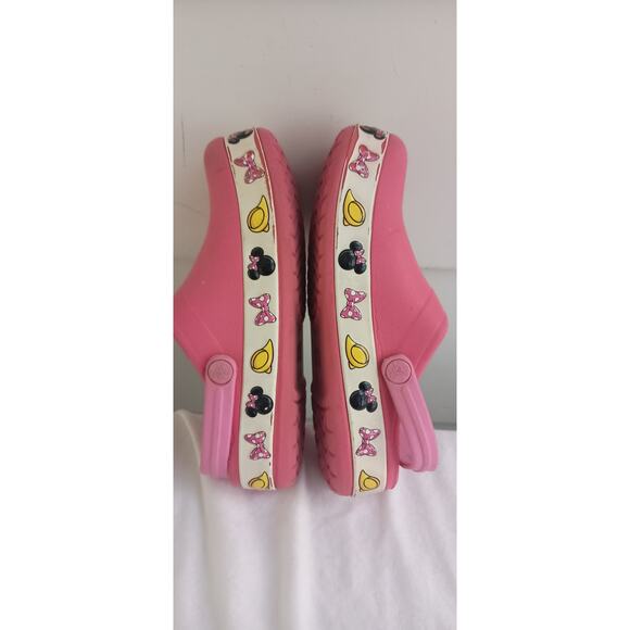 Minnie Mouse Disney Pink Crocs Clogs Size C12 - Picture 8 of 10